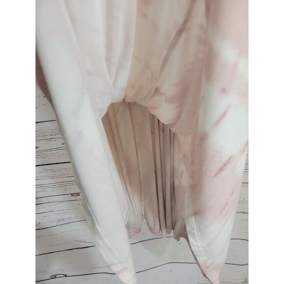 Ocean Drive Pink Tie Dye V-Neck Beach Summer Bodice Tank Dress Womens Size Large - Picture 7 of 10